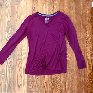 Nike dri-fit long sleeved tee